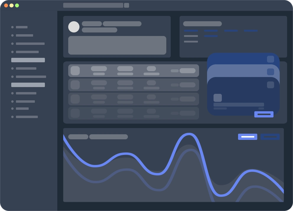 Cosmic Host high-performance hosting dashboard (dark view)